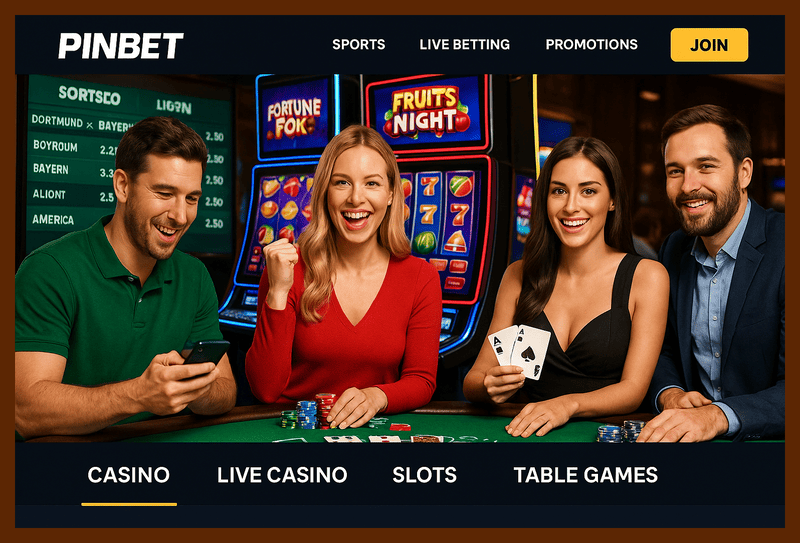 
                                Cassino Online PINBET
                                