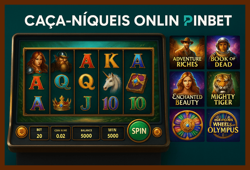 Explore o mundo das slot machines no PINBET Casino